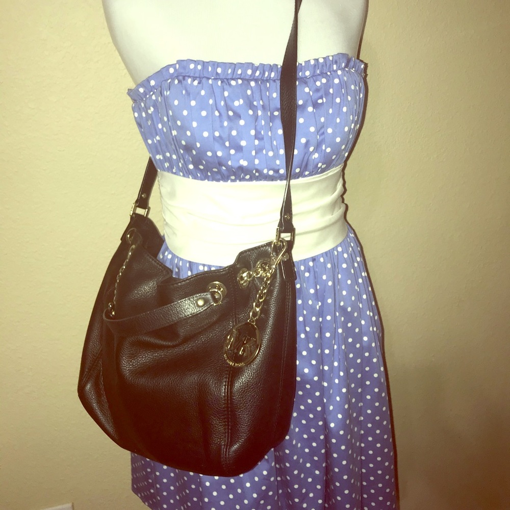 Authentic Michael Kors Black Shoulder Bag
